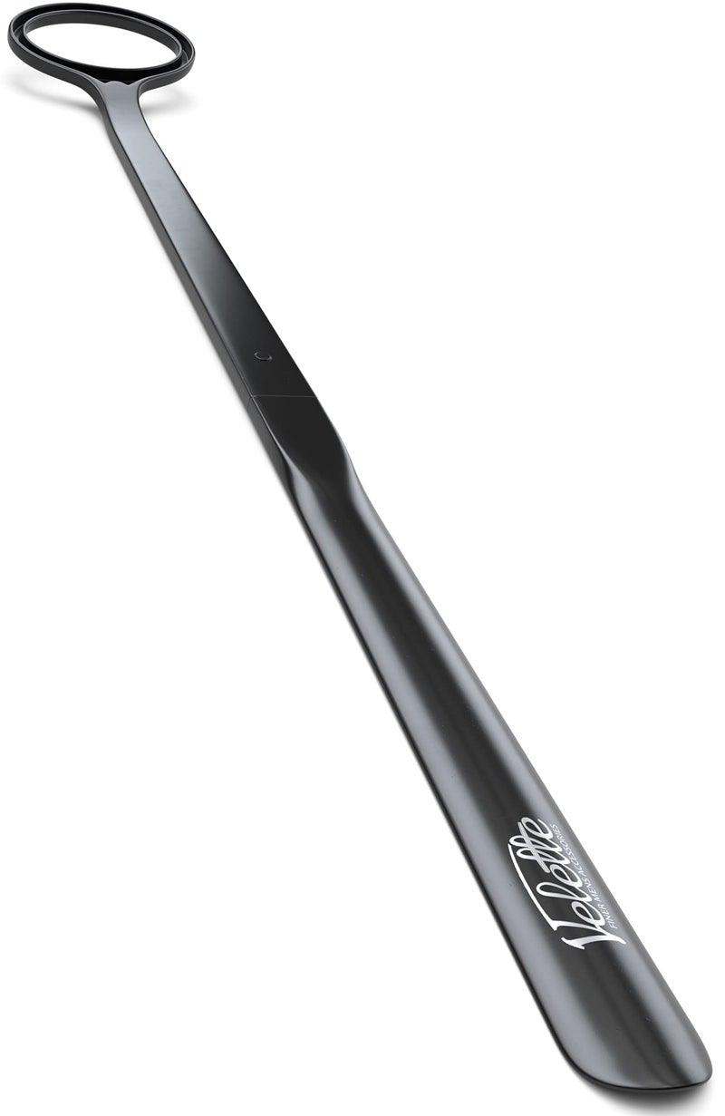 Velette Plastic Shoe Horn - Long Handle Shoe Horns for Seniors, 30" Extra Long Shoe Horn for Boots, Cowboy boots, Dress Shoes and Sneakers - Image 1