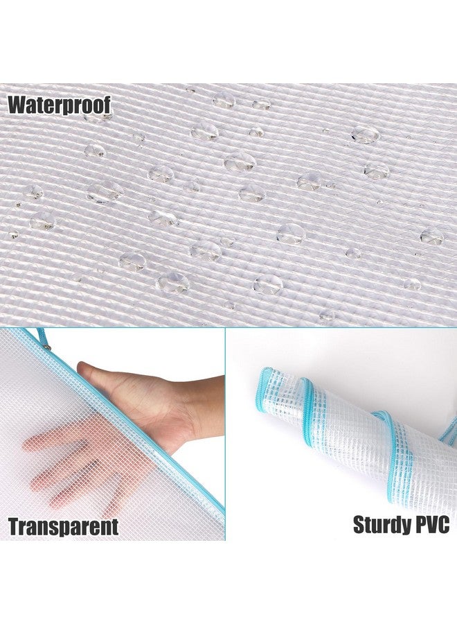 EOOUT EOOUT 56pcs Mesh Zipper Pouch Zipper Bag, Durable Pouches for Organization Puzzle Storage, Letter Size, A4 Size, for Office Supplies  - Image 3