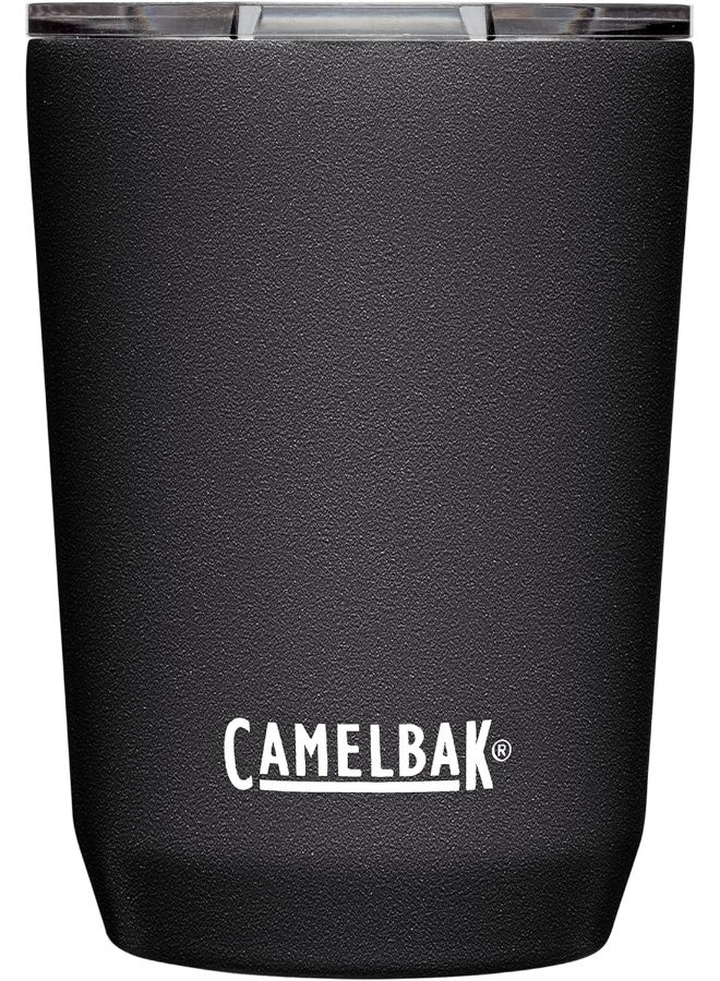 كاميلباك كوب CamelBak Horizon 12 أونصة – ستانلس ستيل معزول، غطاء ثلاثي الوضعيات، أسود - Image 1