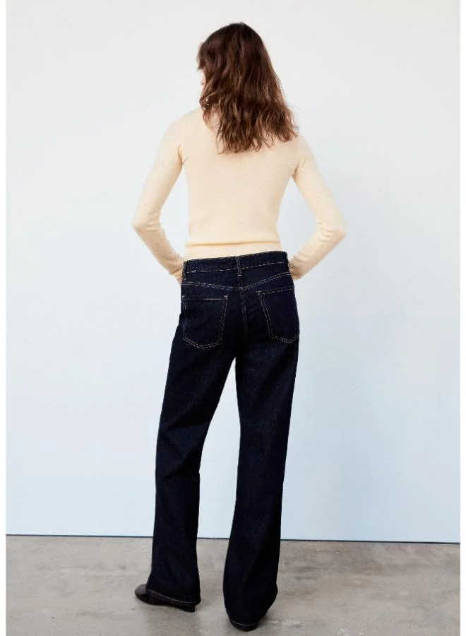 Mango Fine-Knit Jumper With Studs