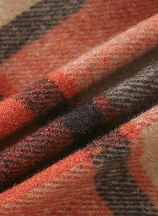 تايك تو قميص بطبعة مربعات وتفاصيل أزرار