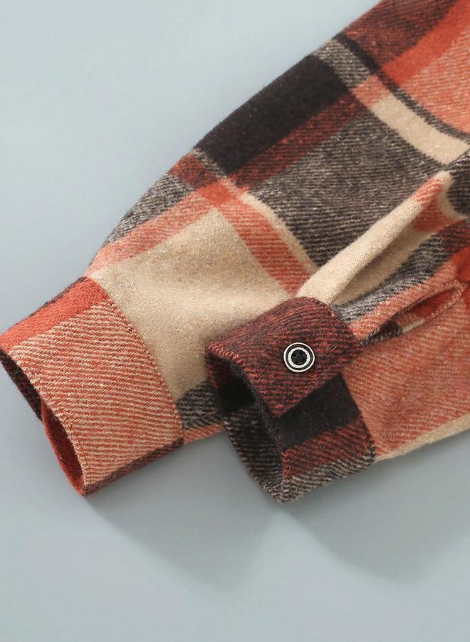 تايك تو قميص بطبعة مربعات وتفاصيل أزرار - Image 5