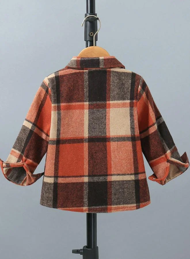 Take Two Take Two Boys Multi Checked Button Front Shirt