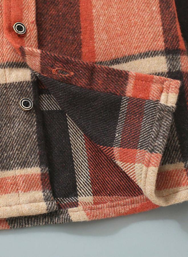 تايك تو قميص بطبعة مربعات وتفاصيل أزرار - Image 4