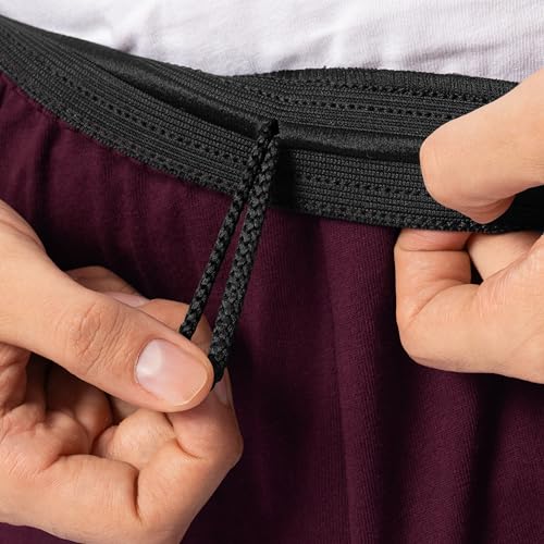 Fruit of the Loom Men's Eversoft Cotton Shorts with Pockets (S-4XL), 2 Pack-Maroon, XX-Large - Image 2