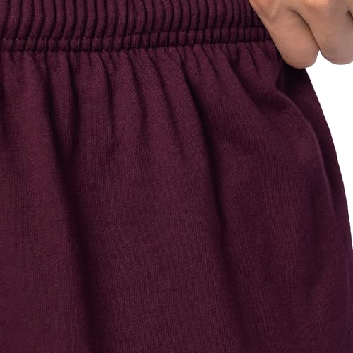 Fruit of the Loom Men's Eversoft Cotton Shorts with Pockets (S-4XL), 2 Pack-Maroon, XX-Large - Image 3