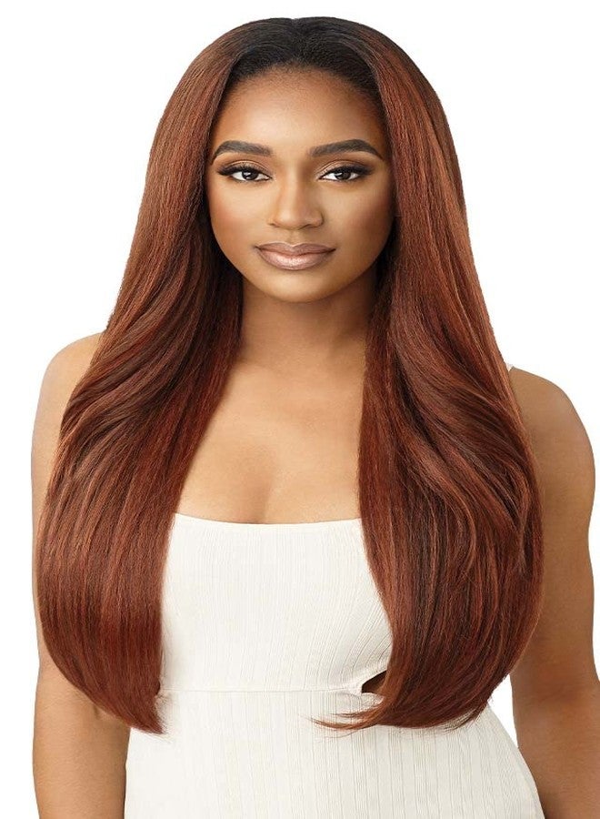 Outre New Half Wig Cap Lays Flat Quick Weave NEESHA H303 (DRGIBRN) - Image 3