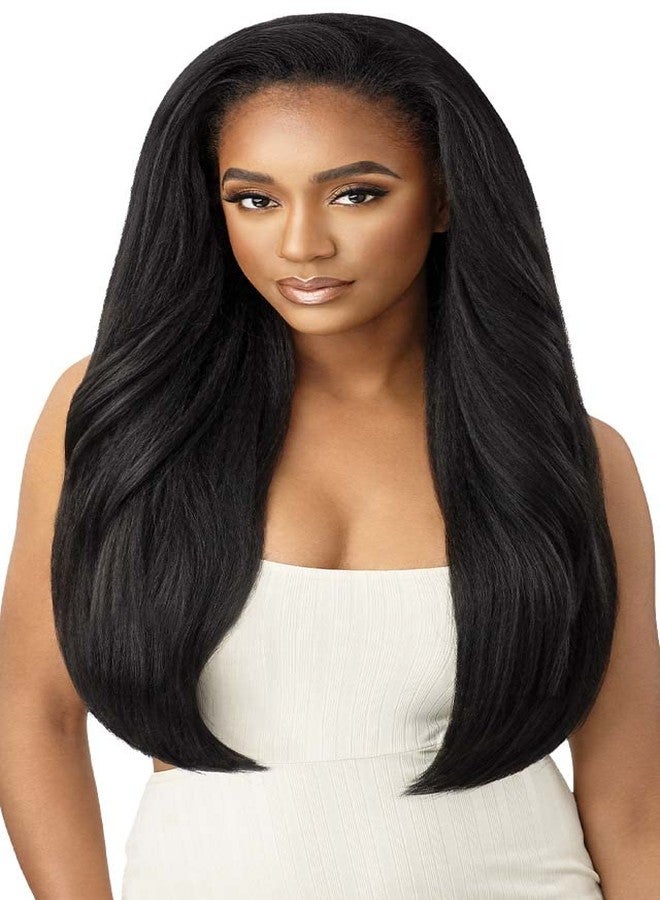 Outre New Half Wig Cap Lays Flat Quick Weave NEESHA H303 (DRGIBRN) - Image 1