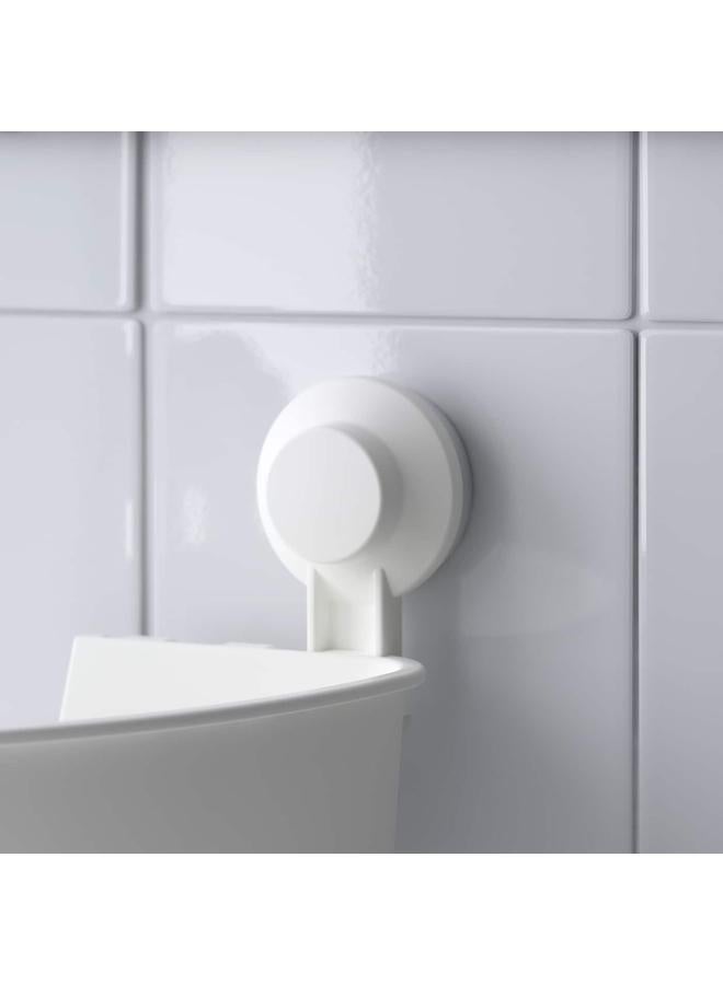 Zaboon Corner shelf unit with suction cup, white - Image 5