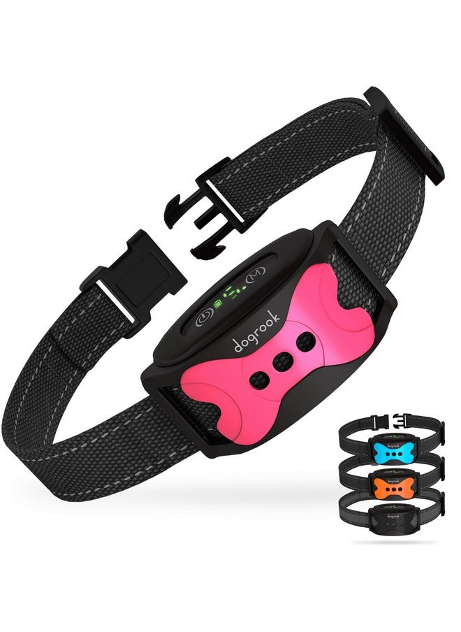 DogRook - DogRook Rechargeable Dog Bark Collar - No Shock Dog Training Smart Collar - Beep & Vibration Stop Barking Dog Devices - No Bark Collar - Anti Bark Collar for Large Dog, Medium & Small - 12-110 lbs - Image 1