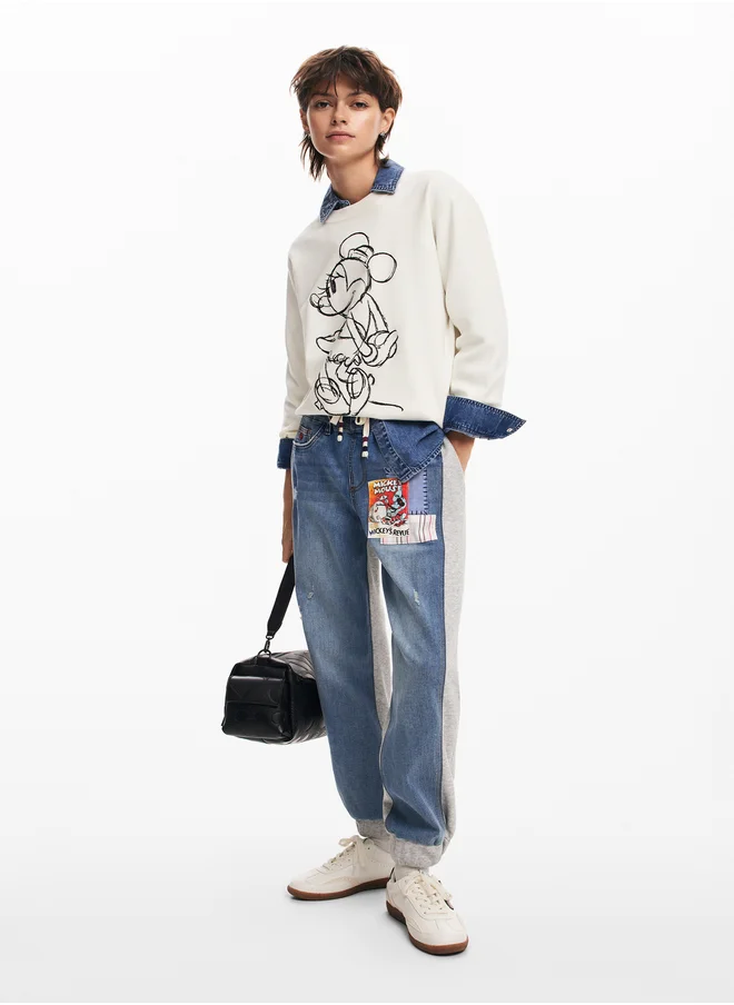 DESIGUAL Combined Mickey Mouse Jogger