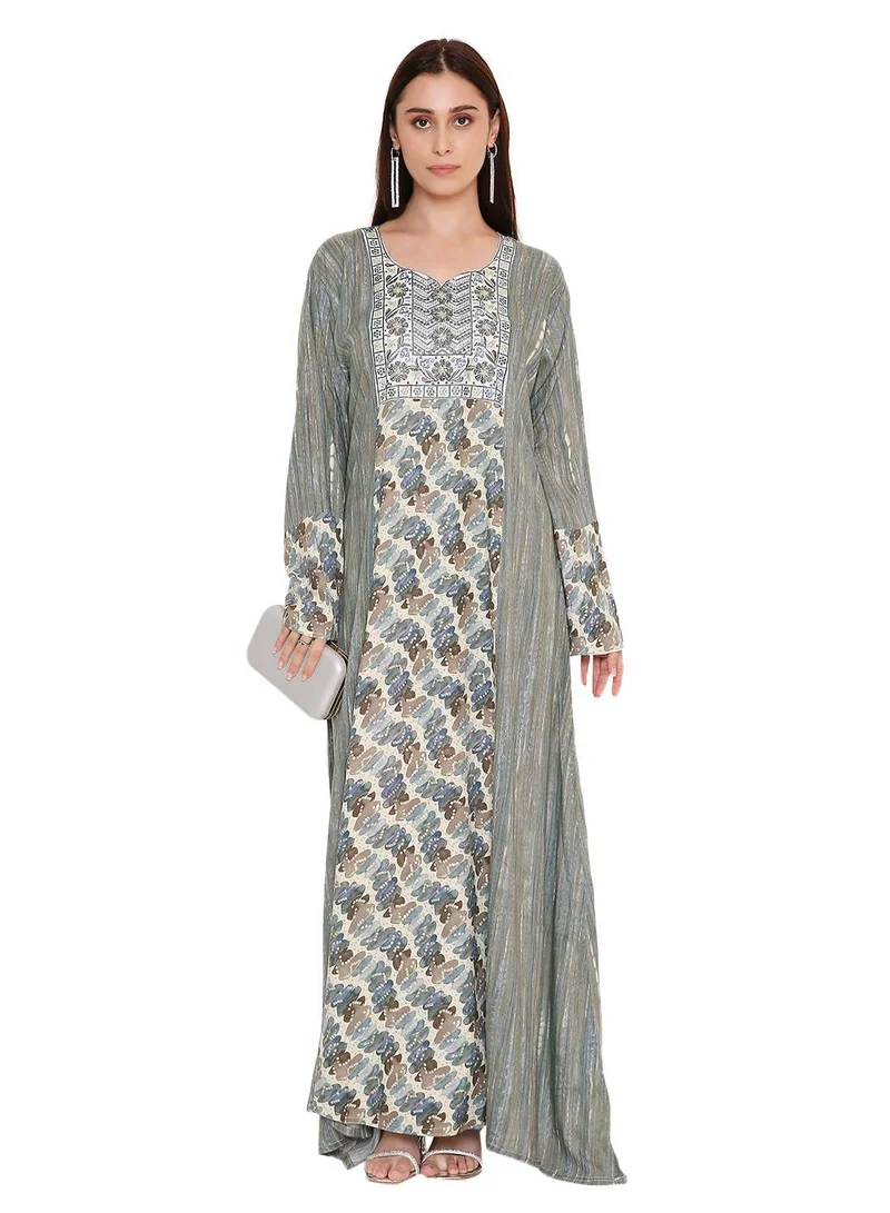 هانا آند سارا arabic kaftan dress in unique design long traditional jalabia dress