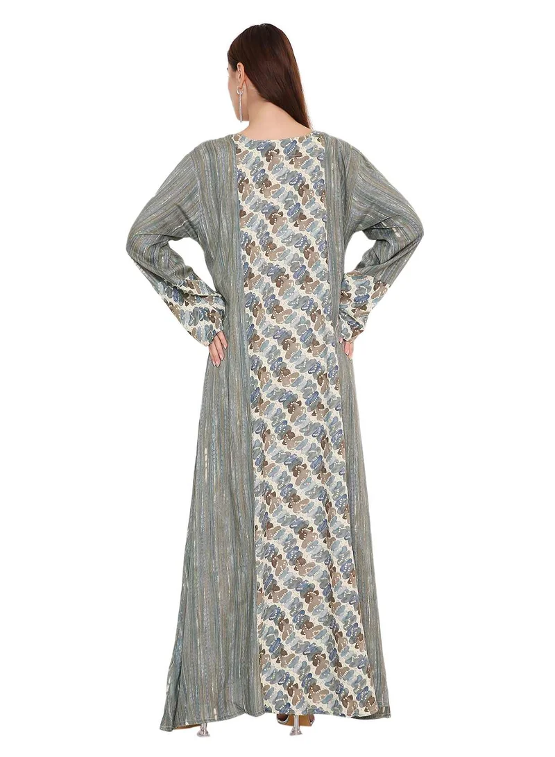 هانا آند سارا arabic kaftan dress in unique design long traditional jalabia dress
