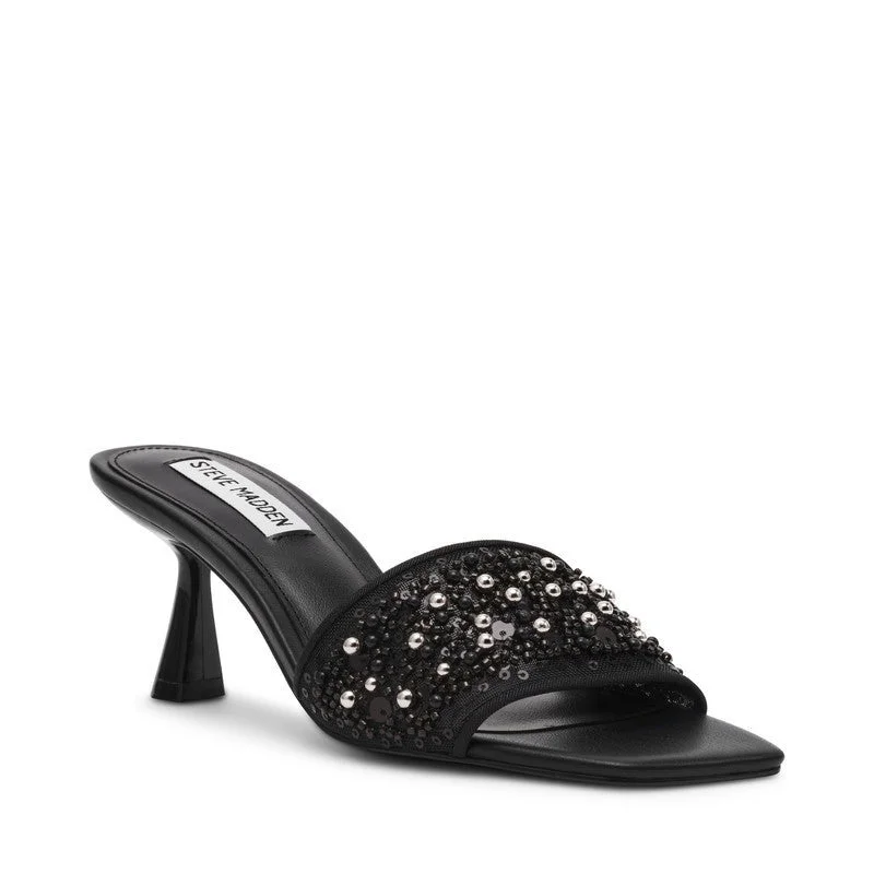 ستيف مادن Inlove Black Women's Sandals