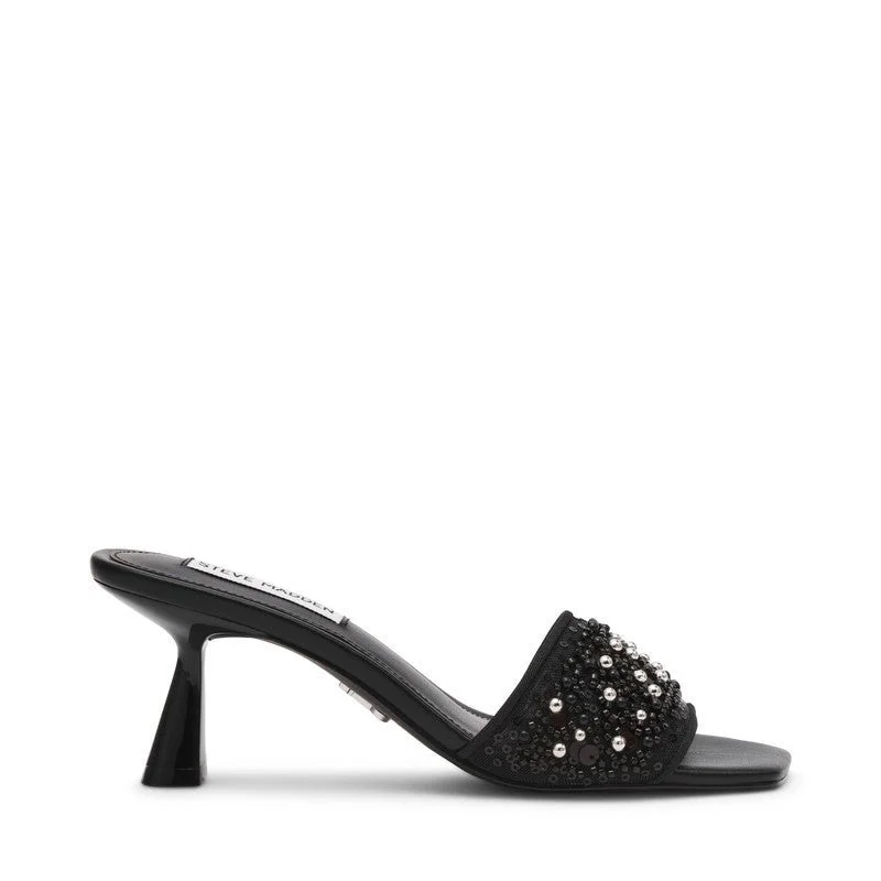 ستيف مادن Inlove Black Women's Sandals