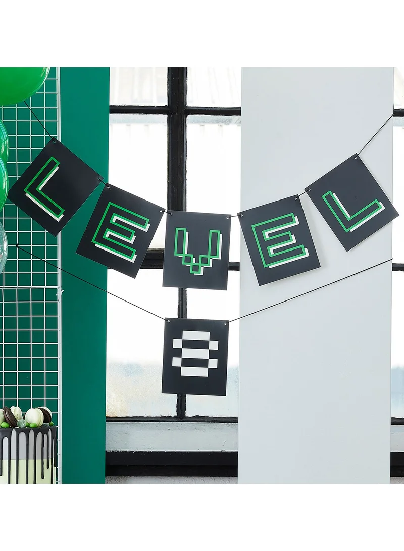 Ginger Ray Level Up Customizable Age Bunting