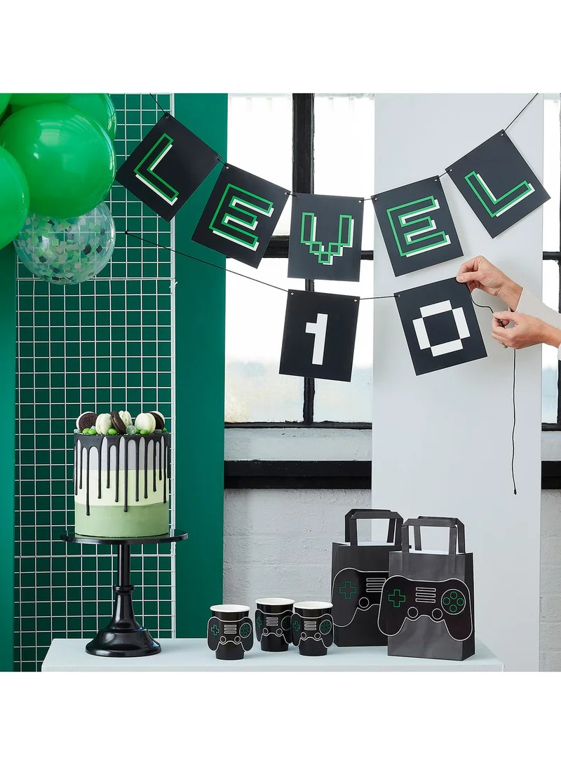 Ginger Ray Level Up Customizable Age Bunting