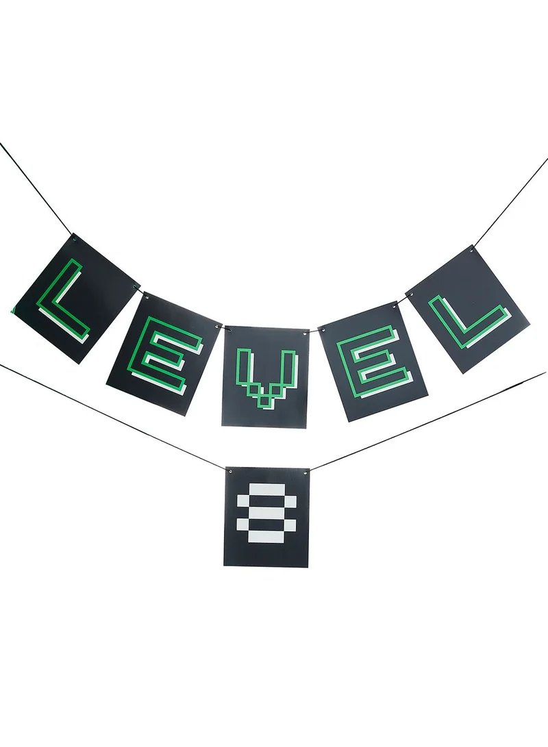 Ginger Ray Level Up Customizable Age Bunting