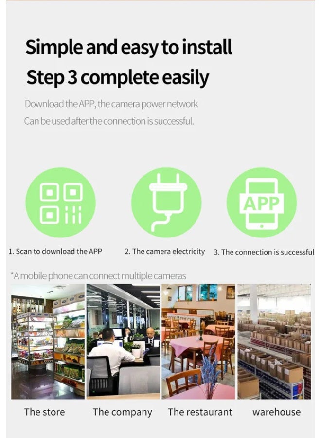 CRONY TC50-CA1Z2 Mini Projector  with 5G and Wifi ,790p, tial Dual-band with Night Vision Motion Detection 2-Way Audio Home Security - Image 5