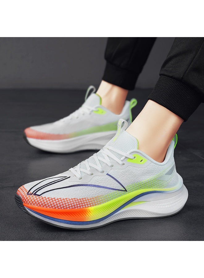 NIBEMINENT Marathon Air Cushion Men Sports Running Shoes Breathable Lightweight Men's Comfortable Athletic Nonskid Sneakers - Image 1