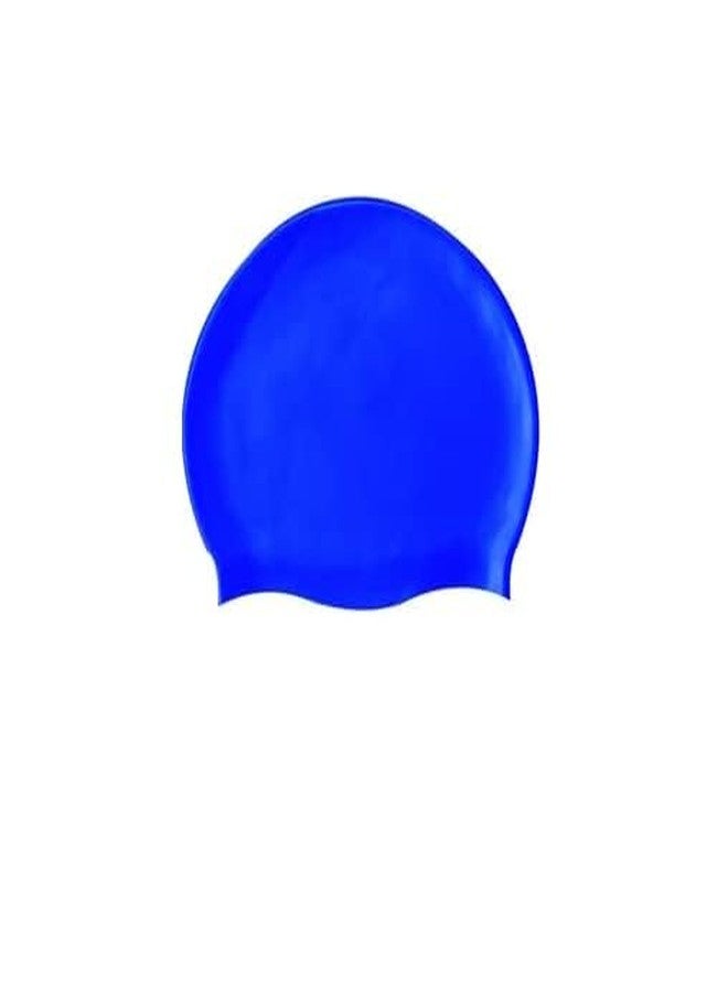 Body Maxx Blue Swimming Cap Non Slippery and Highly Durable Silicon Swimming Cap Swimming Cap (Blue, Pack of 1) - Image 2