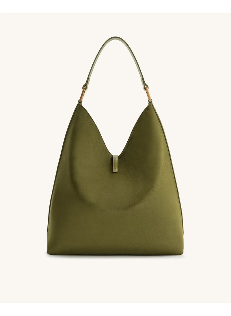 جي دبليو بي كيس PEI Tote - كيس Hobo مع سعة واسعة ، كيس الكتف / الصدر الأنيق بلا جهد - أخضر - Image 2