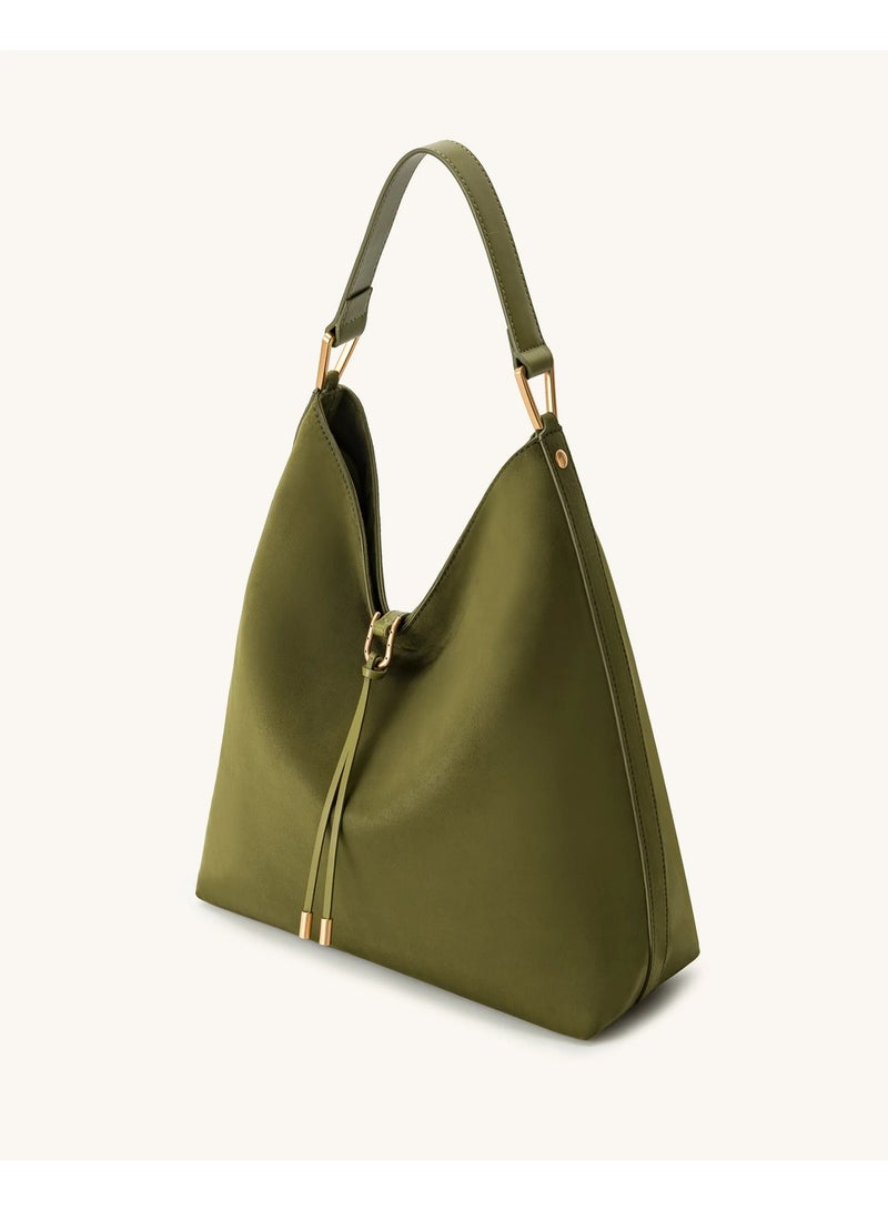 جي دبليو بي كيس PEI Tote - كيس Hobo مع سعة واسعة ، كيس الكتف / الصدر الأنيق بلا جهد - أخضر - Image 3