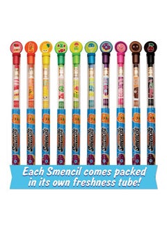 Scentco Smencils Scented Graphite Hb 2 Pencils Made From Recycled Newspapers 10 Count Gifts For Kids School Supplies  - Image 5