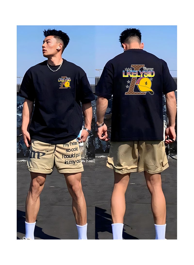 Summer fashion printed short sleeve T-shirt for men  - Image 1