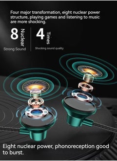 GELESE In-ear wired headphones HD sound quality HIFI wire controlled mobile phone computer gaming headphones (black)  - Image 4