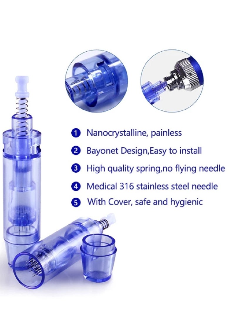 Dr.pen 10Pcs Derma Pen 9 12 24 36 42 Nano Needle Cartridges Bayonet Slot for Dr.pen A1-C/A1-W  - Image 3