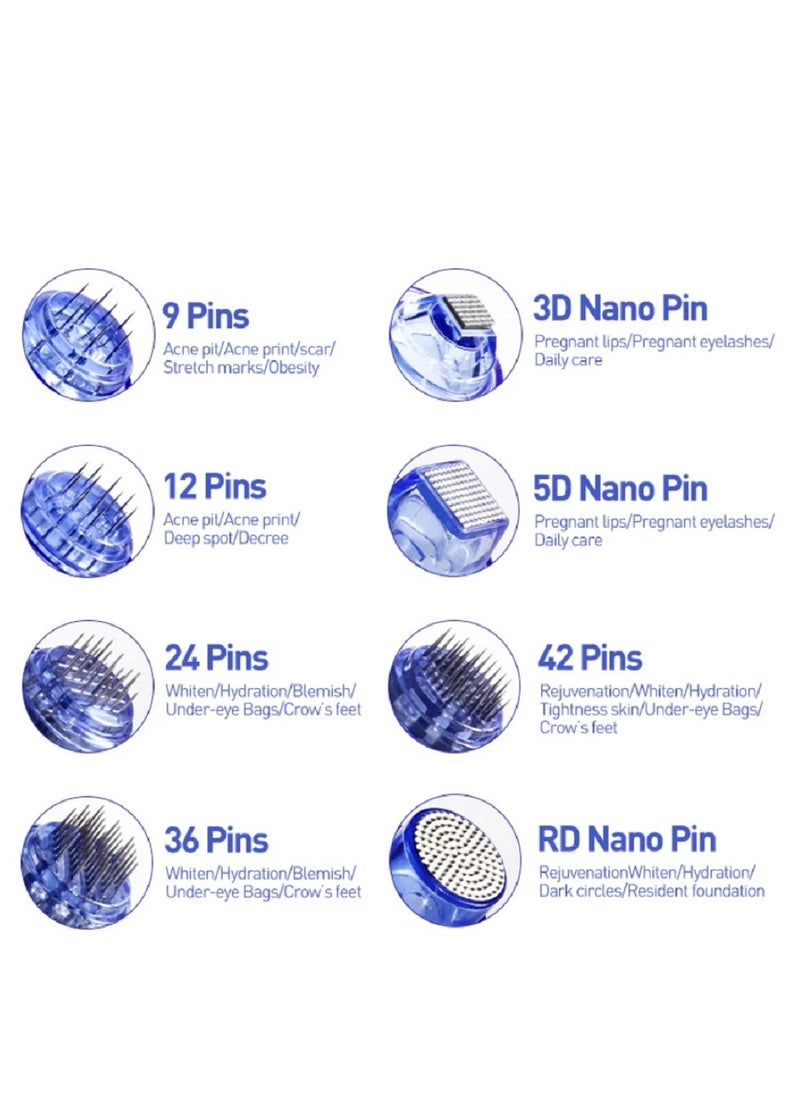 Dr.pen 10Pcs Derma Pen 9 12 24 36 42 Nano Needle Cartridges Bayonet Slot for Dr.pen A1-C/A1-W  - Image 5