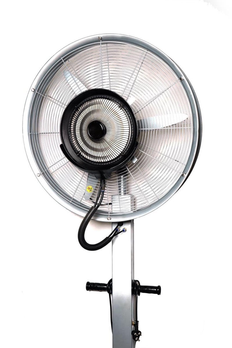 Rentooze Rentooze 26Inch Outdoor Misting Fan Powerful Cooling Fan with Adjustable Water Mist for Patios Events and Commercial Spaces EnergyEfficient Weatherproof Design  - Image 2