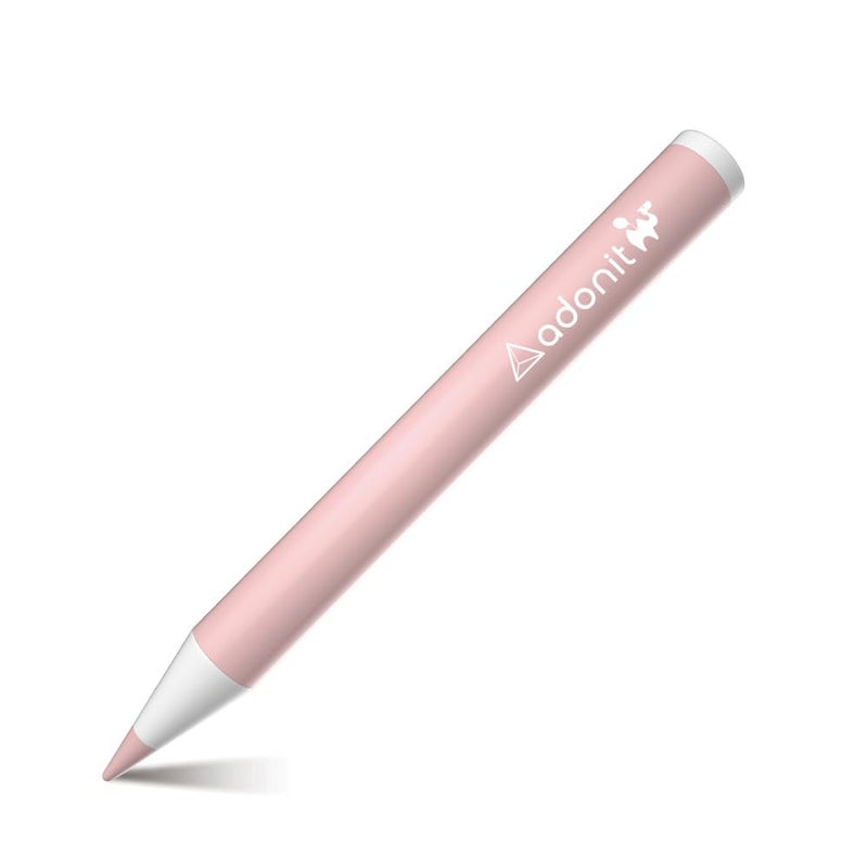 ADONIT KIDS Stylus | Made for Kids, Easy to Grip Handle, Magnetically Attachable, Tilt Sensitivity, Palm Rejection, Long Battery Life, Made for Apple iPad Models iOS 12.2 and Up - Pink pink - Image 1
