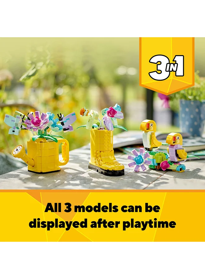 LEGO Creator 3in1 Flowers in Watering Can 31149 (420) Pieces