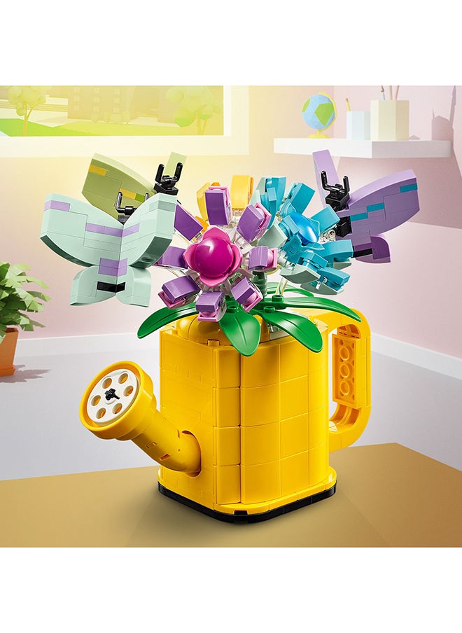 LEGO - Creator 3in1 Flowers in Watering Can Toy to Welly Boot to 2 Birds on a Perch, Animals Set for Girls, Boys & Kids, with 3 Butterfly Toys, Makes a Great Desk Accessory, Nature Gift 31149 (420 pieces) - Image 1