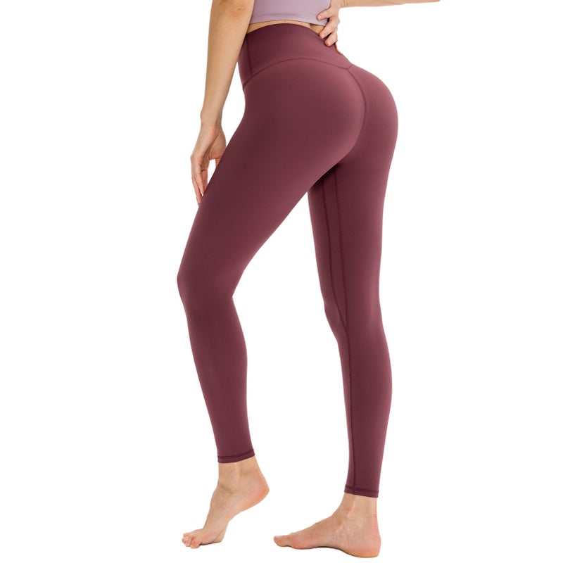 Women Fleece Legging Pocket Quick Dry High Waisted Sport Running Yoga Pants - Image 1