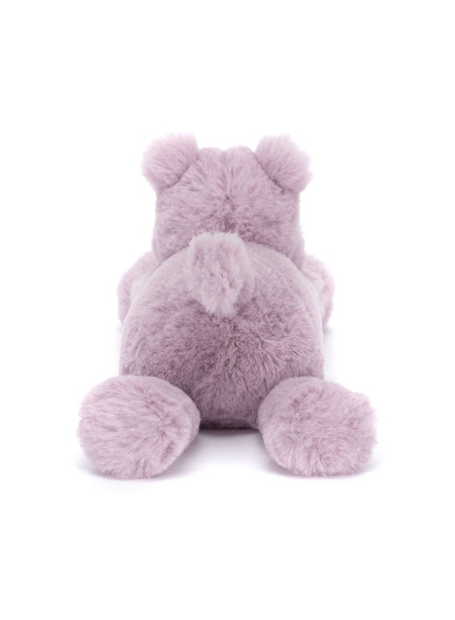 Jellycat Smudge Hippo Plush – Soft Stuffed Toy with Cordy Legs, Cute Valentine’s Gift for Kids & Adults, Collectible Jellycat, 5cm - Image 2