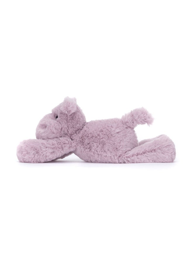 Jellycat Smudge Hippo Plush – Soft Stuffed Toy with Cordy Legs, Cute Valentine’s Gift for Kids & Adults, Collectible Jellycat, 5cm - Image 4