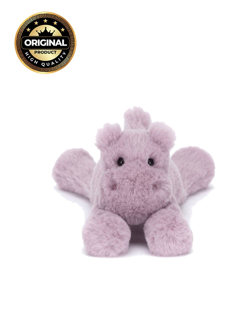 Jellycat Smudge Hippo Plush – Soft Stuffed Toy with Cordy Legs, Cute Valentine’s Gift for Kids & Adults, Collectible Jellycat, 5cm - Image 1