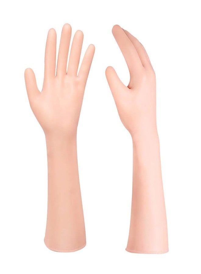minkissy 1pair Softening Mitten Hands Anti-Cracking Rough Elastic Dead Glove Gel Dry Covers Beige Heal Long Oils Gloves Moisturizing Care for Supplies Hard Remove Skin-Friendly - Image 3