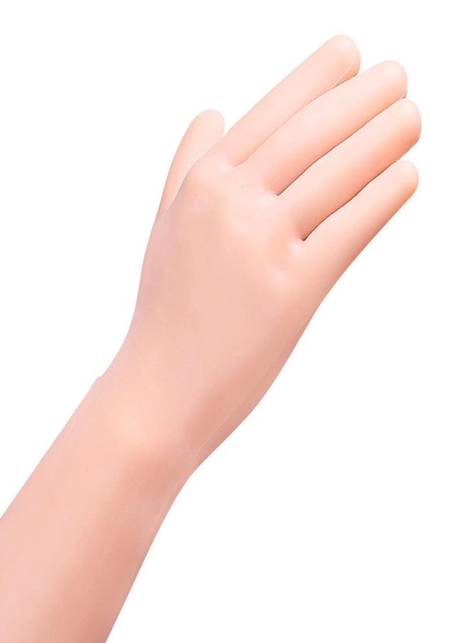 minkissy 1pair Softening Mitten Hands Anti-Cracking Rough Elastic Dead Glove Gel Dry Covers Beige Heal Long Oils Gloves Moisturizing Care for Supplies Hard Remove Skin-Friendly - Image 5