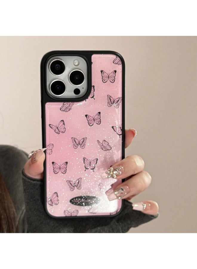 NIBEMINENT Sweet Cool Butterfly Protective TPU Case Cover For iPhone 17 Air, Clear - Image 1