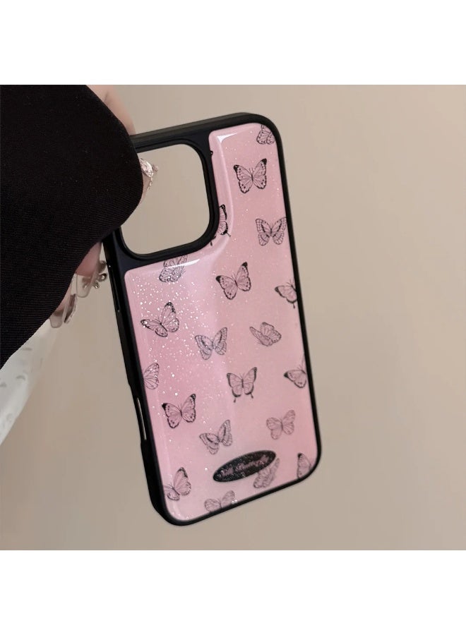 NIBEMINENT Sweet Cool Butterfly Protective TPU Case Cover For iPhone 17 Air, Clear - Image 2