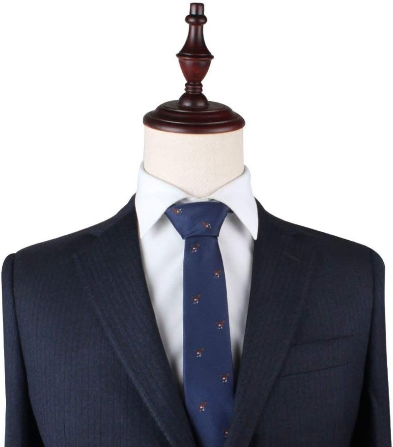 AUSCUFFLINKS Animal Ties | Woven Skinny Neckties | Groomsmen Wedding Ties | Work Ties for Him - Image 3