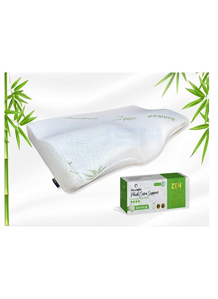 Plush Creative Planet Plush Medical Memory Foam Pillow for Sleeping with Firm Orthopedic Neck Support and Comfort for Head and Shoulders  - Image 1