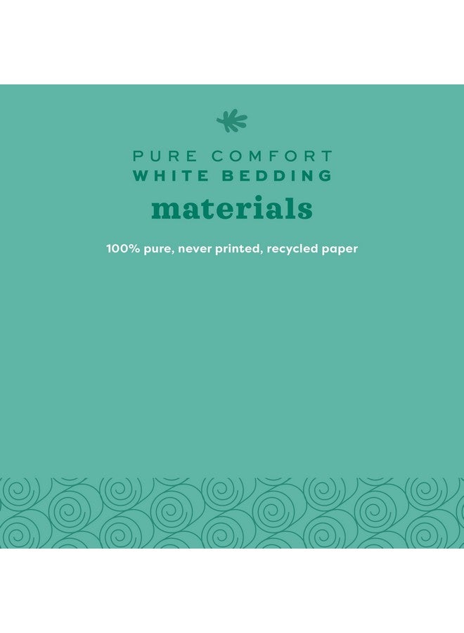 أوكسبو أغطية أوكسبو أنيمال هيلث بيور كومفورت، أغطية للأرانب والهامستر وخنازير غينيا، مستلزمات لصندوق فضلات الأرانب، آمنة للحيوانات الأليفة، خالية من الغبار بنسبة 99.9%، ورق أبيض، حقيبة سعة 72 لترًا - Image 5