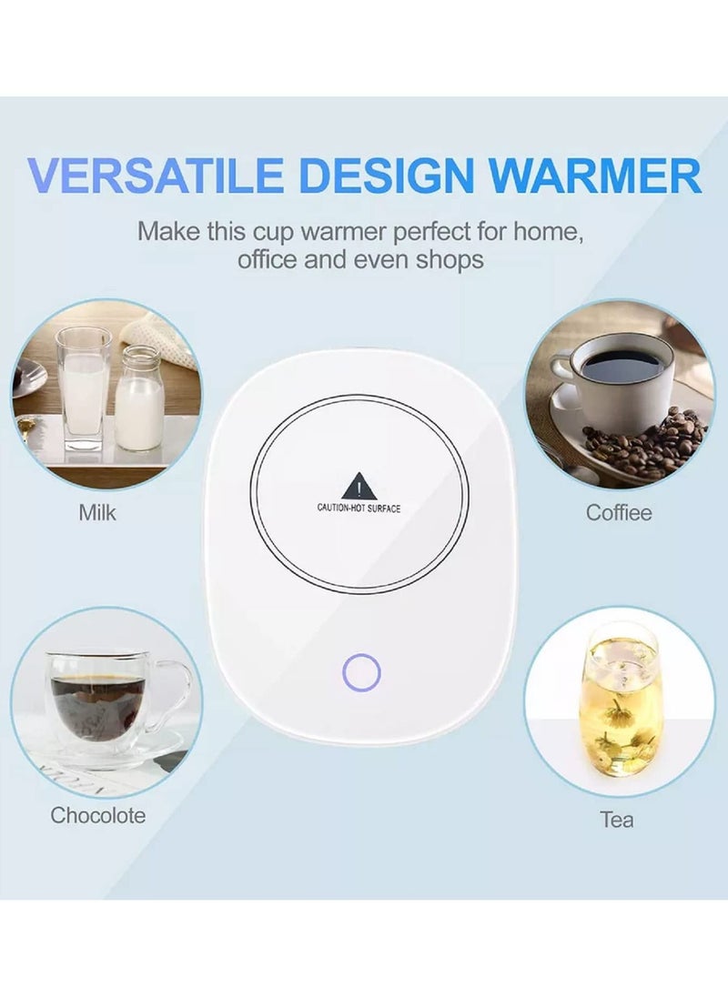 Lucky Lucky Portable Coffee Cup Warmer Heater Set Heat Heating Cup Pad Ceramics Mug Thermostatic Electric Coaster 55℃ Mug Mat Office Tea Coffee Milk Heater with...  - Image 4