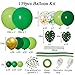 RUBFAC 159pcs Jungle Balloon Garland Arch Kit Gold Lime Green Balloons Decoration with Artificial Turtle Leafs for Wild One Birthday Party Safari Tropical Theme Baby Shower Supply - Image 3