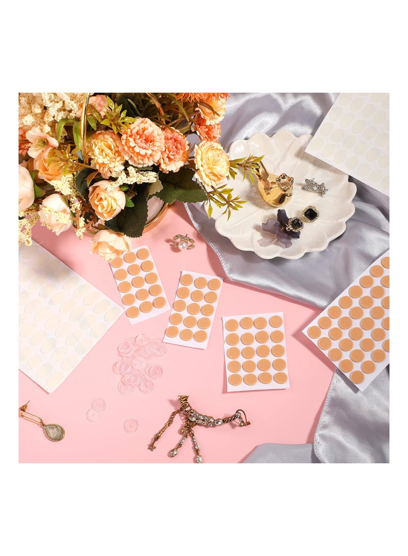 Zikra 300 PCS Mixed Invisible Earring Support Patches, Waterproof Silicone Lifters for Heavy Earrings, White Earlobe Stabilizers, Comfortable and Discreet Earring Support Pads. - Image 4